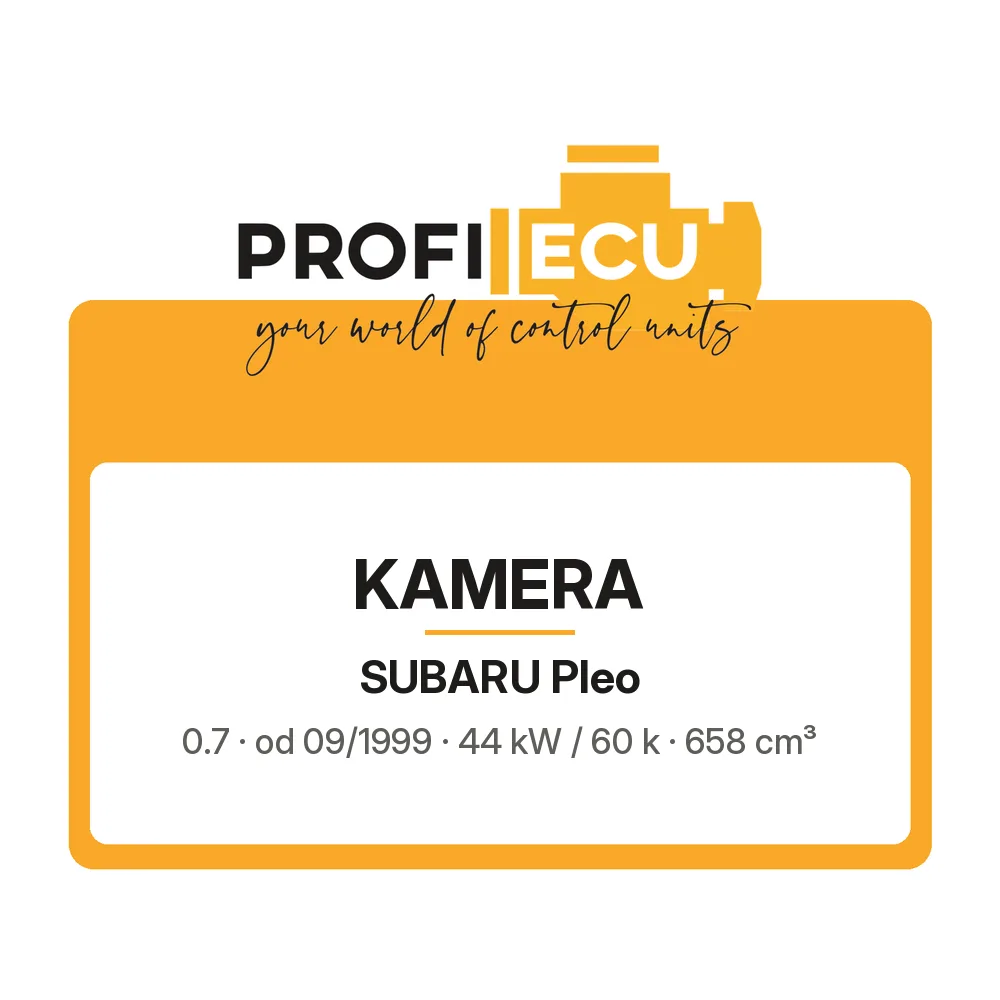 Etiketa ProfiECU: Kamera pro Subaru Pleo 0.7 44 kW