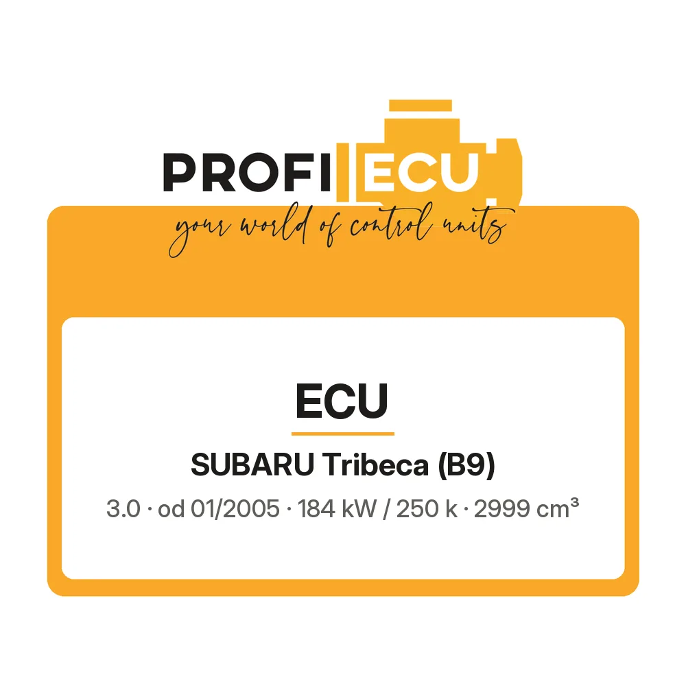 Etiketa ProfiECU: ECU pro Subaru Tribeca 3.0 184 kW