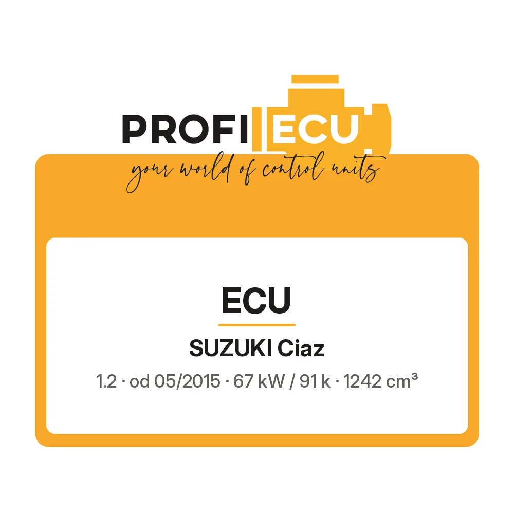 Etiketa ProfiECU: ECU pro Suzuki Ciaz 1.2 67 kW