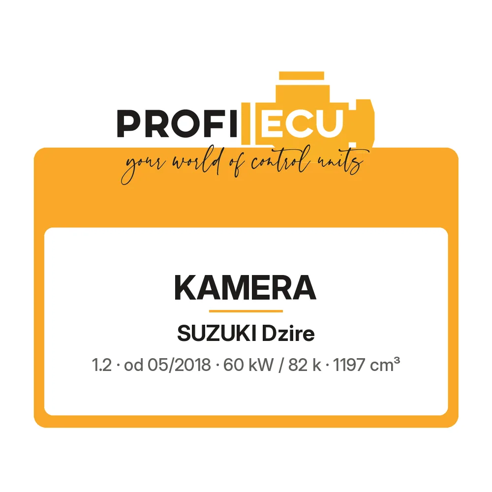 Etiketa ProfiECU: Kamera pro Suzuki Dzire 1.2 60 kW