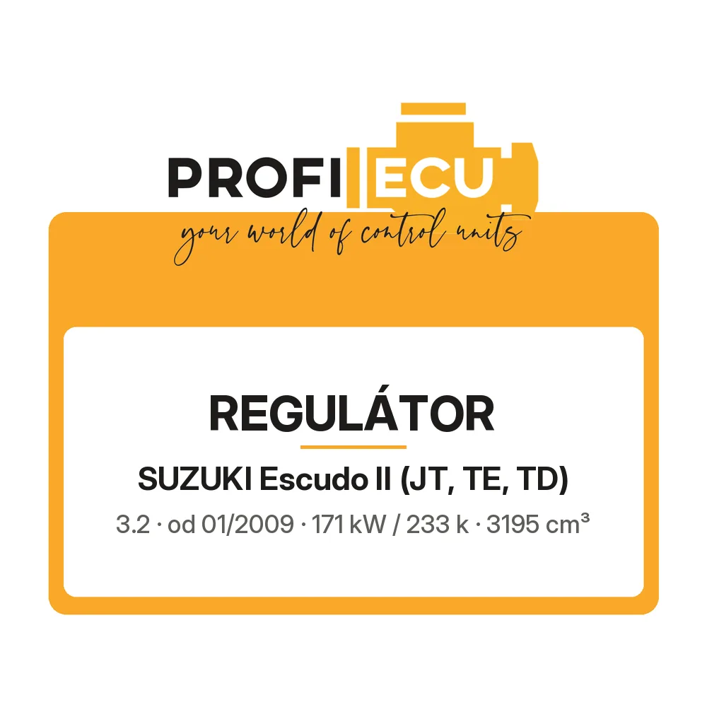 Etiketa ProfiECU: Regulátor pro Suzuki Escudo II 3.2 171 kW