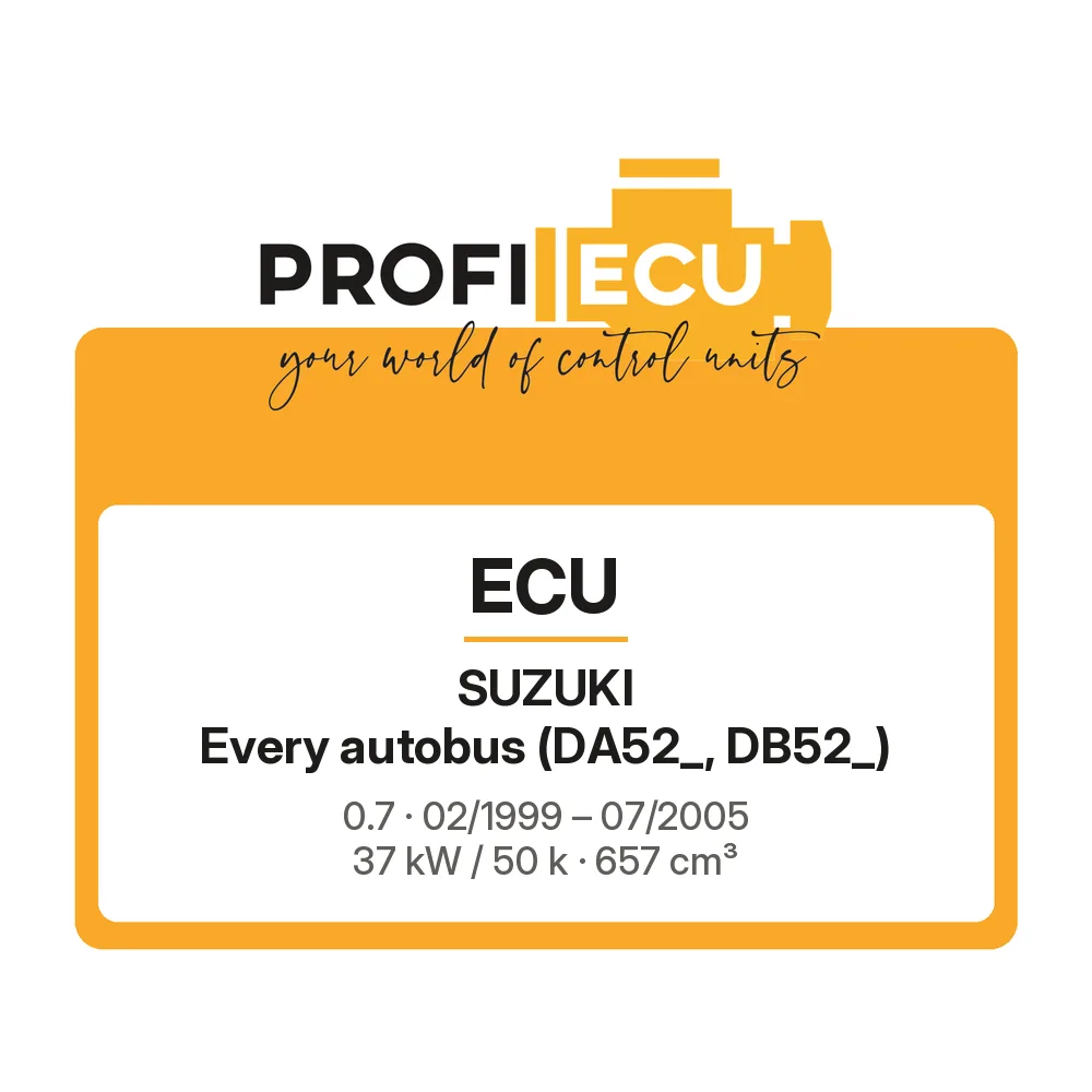 Etiketa ProfiECU: ECU pro Suzuki Every autobus 0.7 37 kW