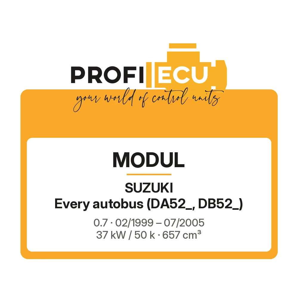 Etiketa ProfiECU: Modul pro Suzuki Every autobus 0.7 37 kW