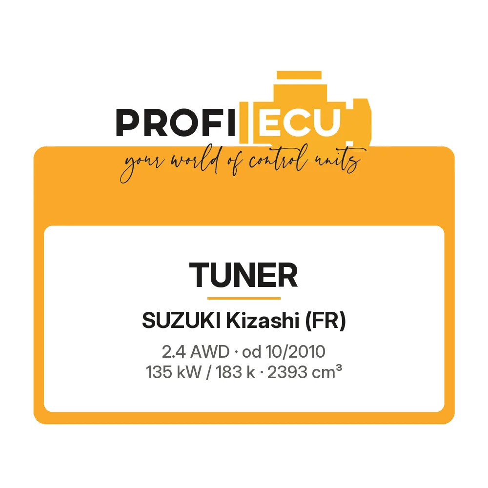 Etiketa ProfiECU: Tuner pro Suzuki Kizashi 2.4 AWD 135 kW