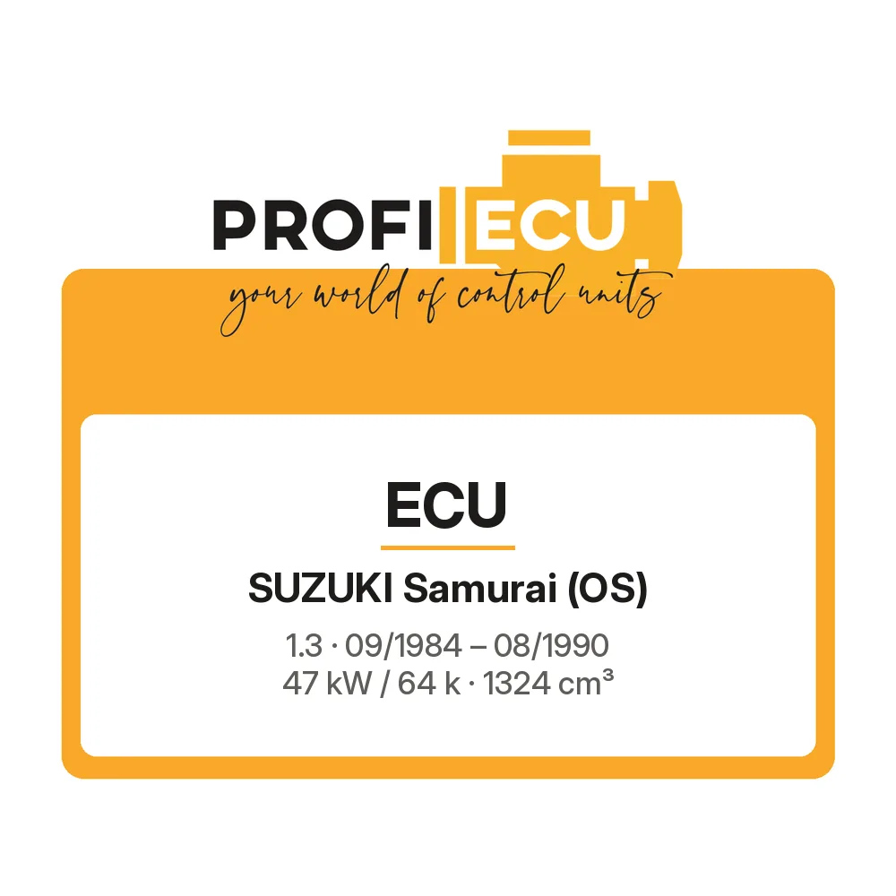 Etiketa ProfiECU: ECU pro Suzuki Samurai 1.3 47 kW