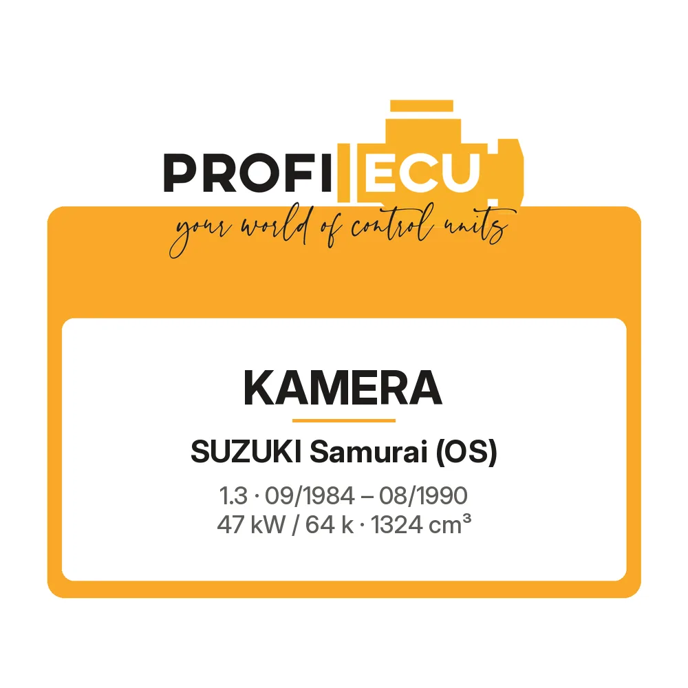 Etiketa ProfiECU: Kamera pro Suzuki Samurai 1.3 47 kW