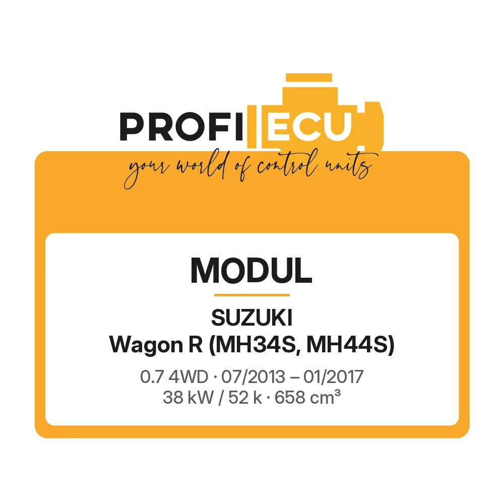 Etiketa ProfiECU: Modul pro Suzuki Wagon R 0.7 4WD 38 kW