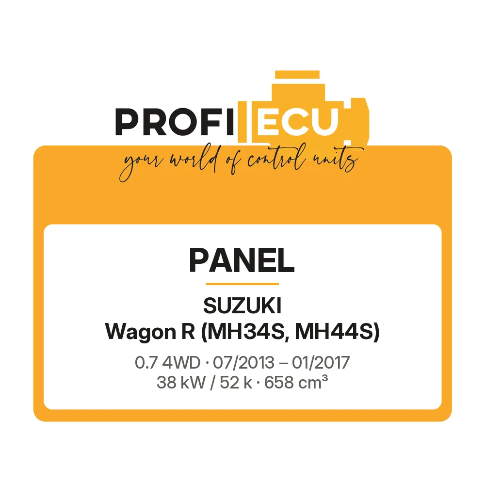 Etiketa ProfiECU: Panel pro Suzuki Wagon R 0.7 4WD 38 kW