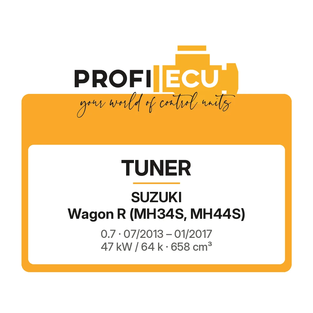 Etiketa ProfiECU: Tuner pro Suzuki Wagon R 0.7 47 kW