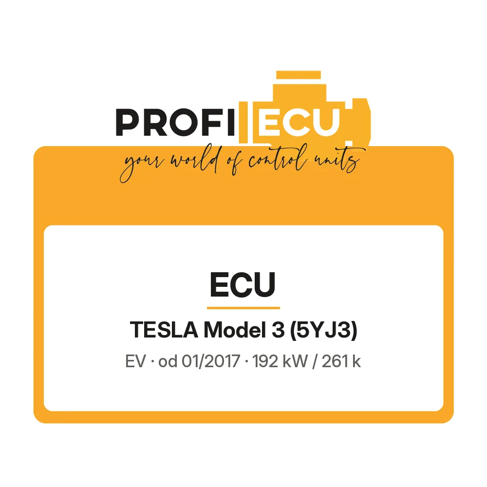 Etiketa ProfiECU: ECU pro Tesla Model 3 EV