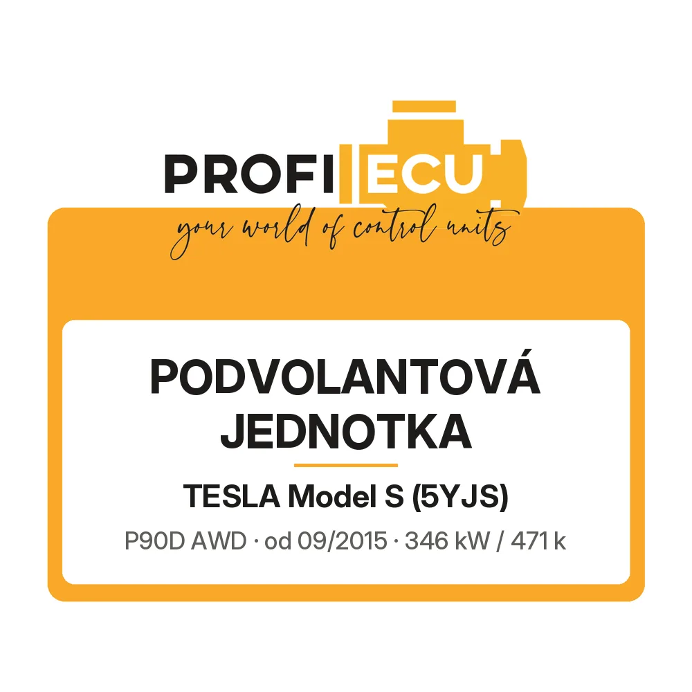 Etiketa ProfiECU: Podvolantová jednotka pro Tesla Model S P90D AWD