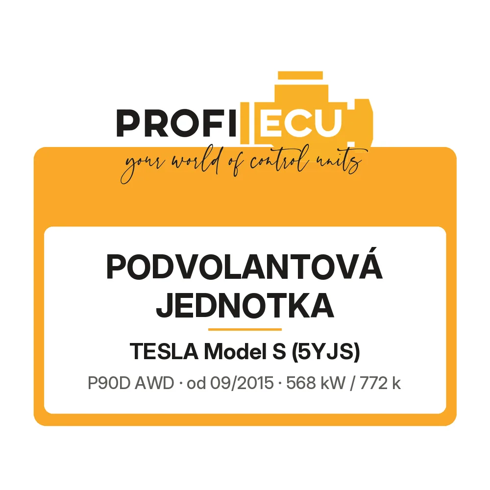 Etiketa ProfiECU: Podvolantová jednotka pro Tesla Model S P90D AWD