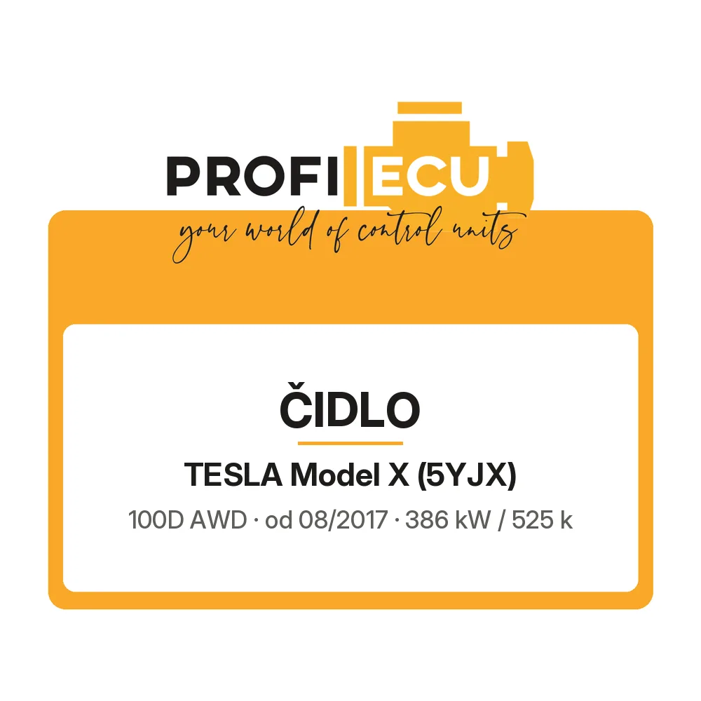 Etiketa ProfiECU: Čidlo pro Tesla Model X 100D AWD