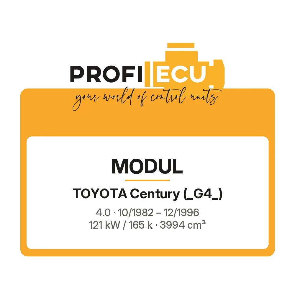 Etiketa ProfiECU: Modul pro Toyota Century 4.0 121 kW