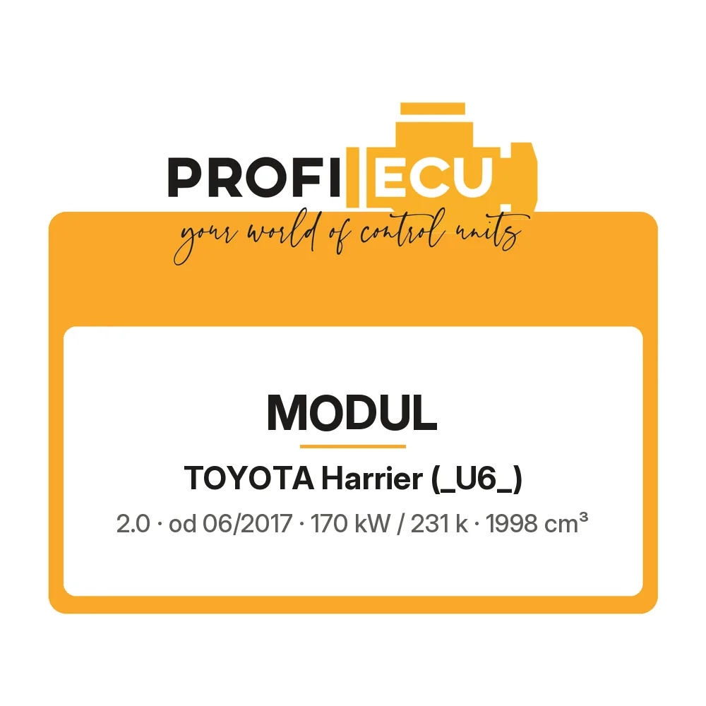 Etiketa ProfiECU: Modul pro Toyota Harrier 2.0 170 kW
