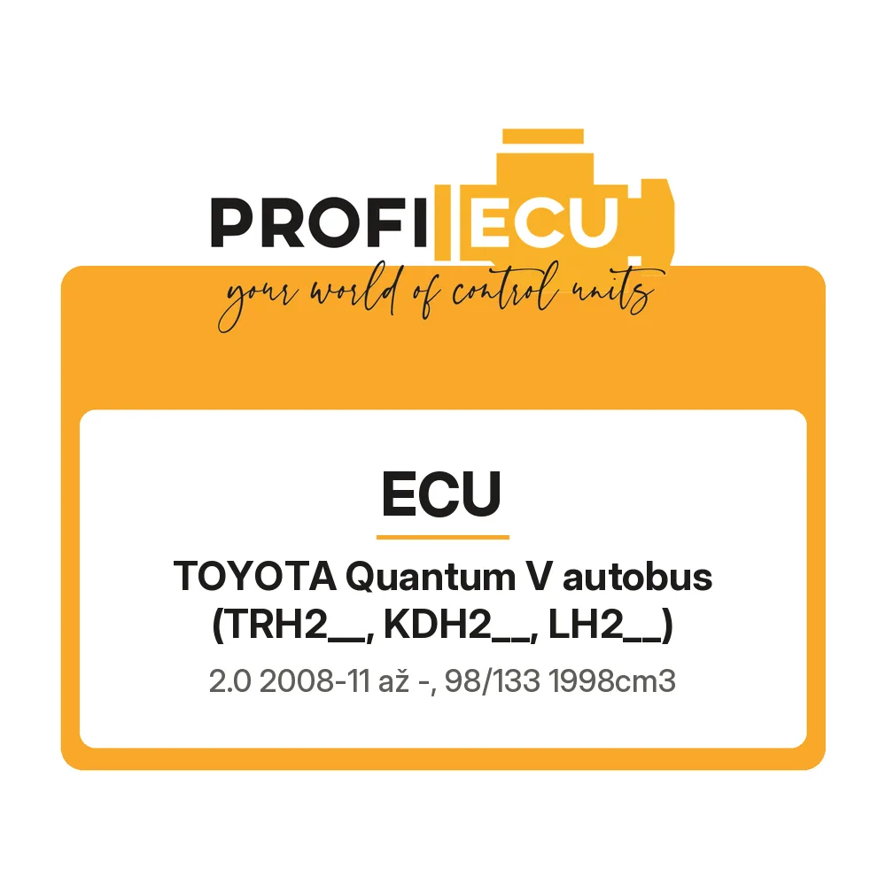 Etiketa ProfiECU: ECU pro Toyota Quantum V autobus 2.0 98 kW