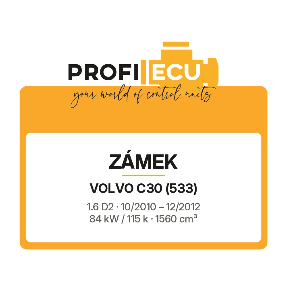 Etiketa ProfiECU: Zámek pro Volvo C30 1.6 D2 84 kW