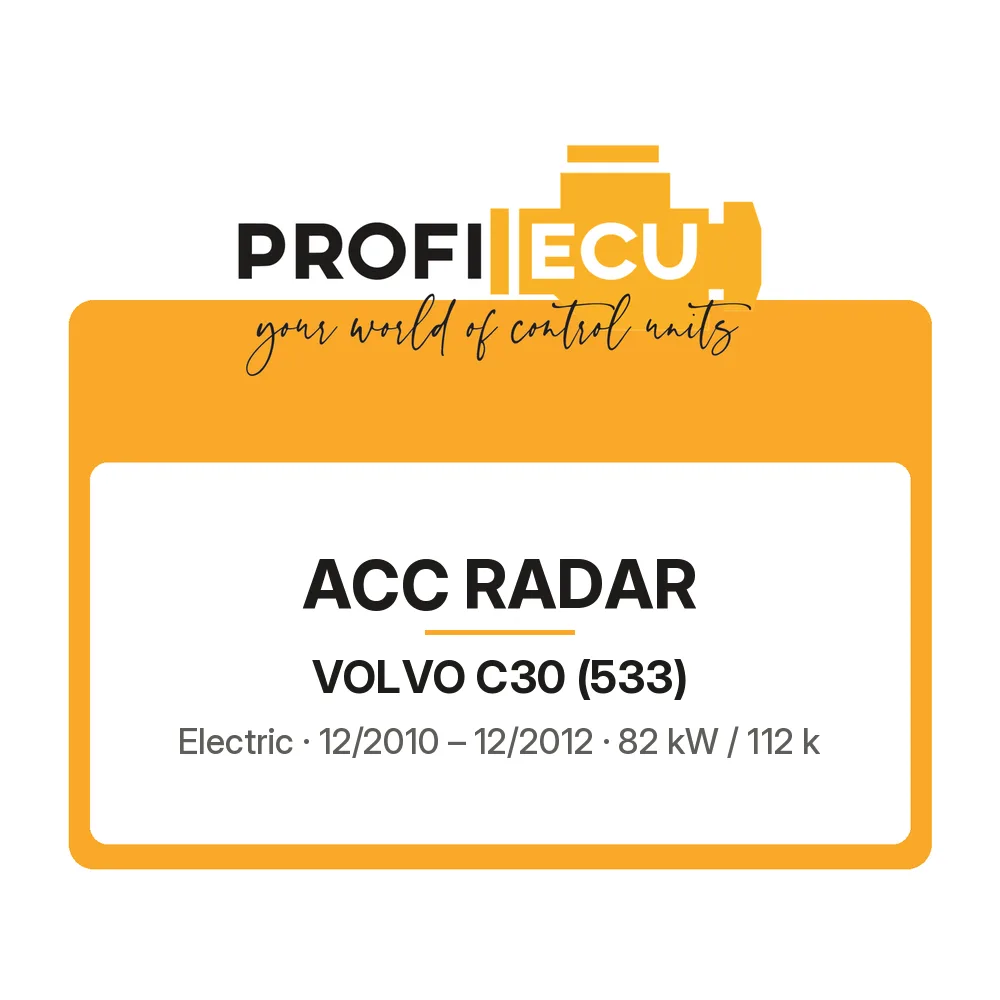 Etiketa ProfiECU: ACC Radar pro Volvo C30 Electric