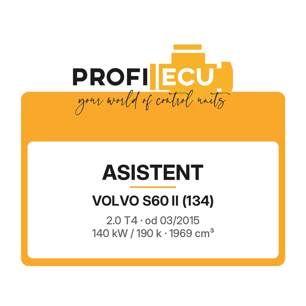 Etiketa ProfiECU: ASISTENT pro Volvo S60 II 2.0 T4 140 kW