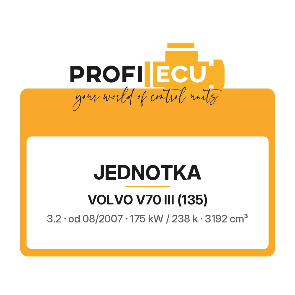 Etiketa ProfiECU: Jednotka pro Volvo V70 III 3.2 175 kW