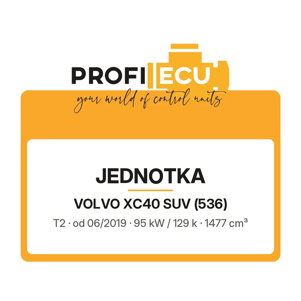 Etiketa ProfiECU: Jednotka pro Volvo XC40 SUV T2 95 kW