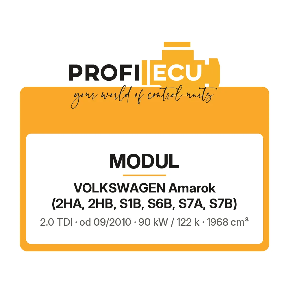 Etiketa ProfiECU: Modul pro Volkswagen Amarok 2.0 TDI 90 kW