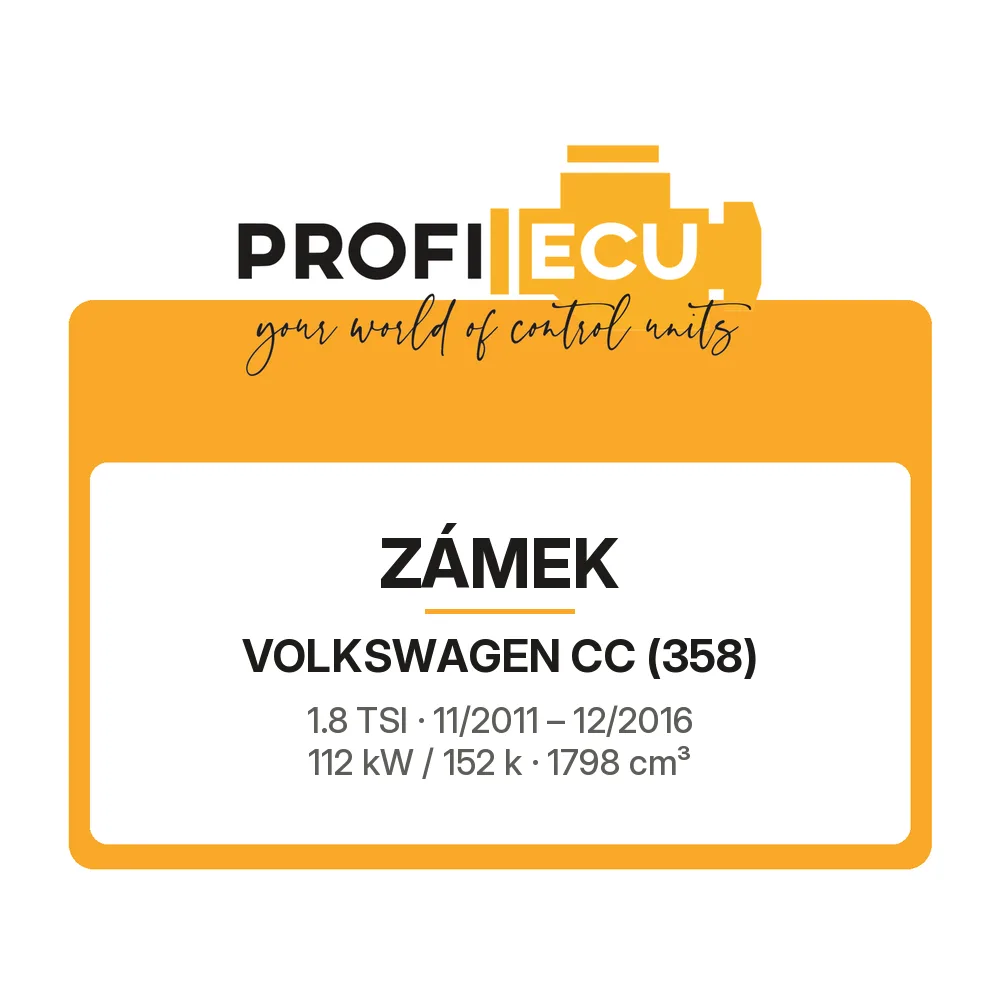 Etiketa ProfiECU: Zámek pro Volkswagen CC 1.8 TSI 112 kW