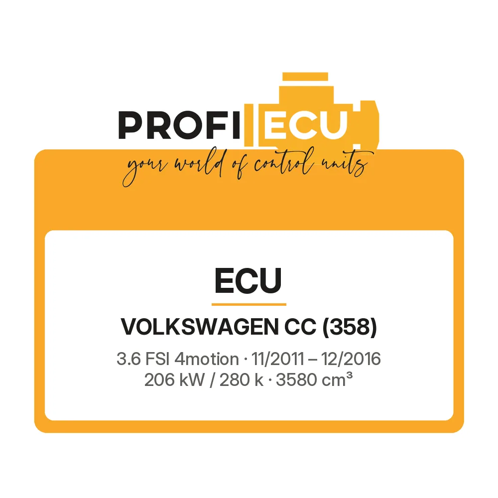 Etiketa ProfiECU: ECU pro Volkswagen CC 3.6 FSI 4motion 206 kW