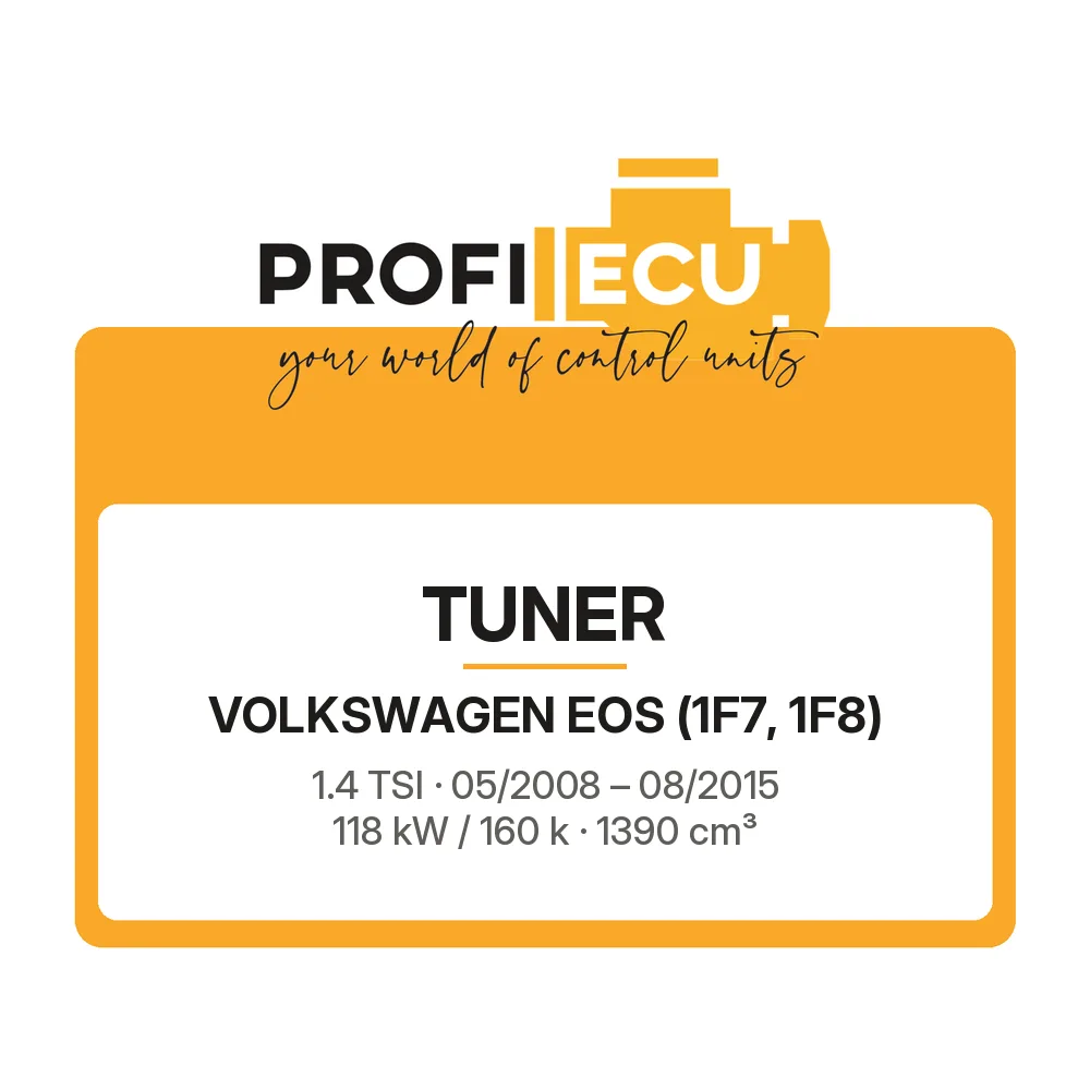 Etiketa ProfiECU: Tuner pro Volkswagen EOS 1.4 TSI 118 kW