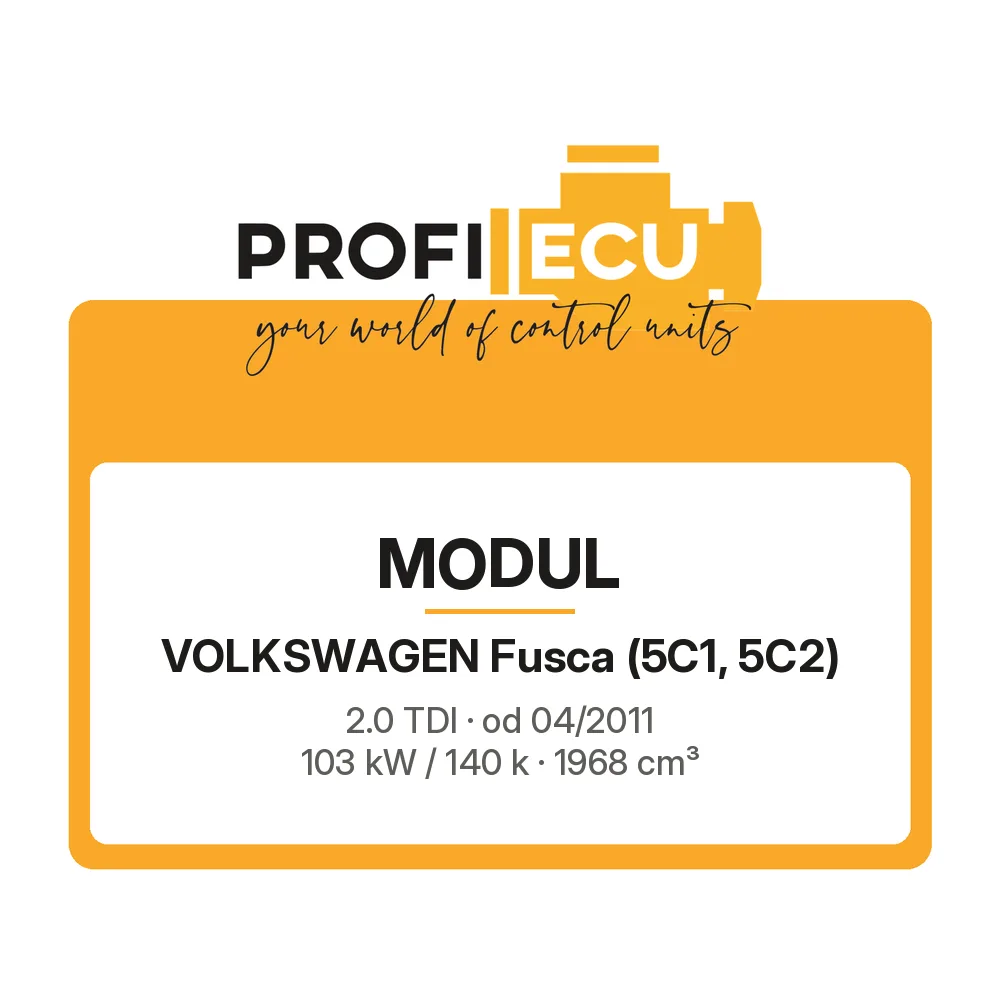 Etiketa ProfiECU: Modul pro Volkswagen Fusca 2.0 TDI 103 kW