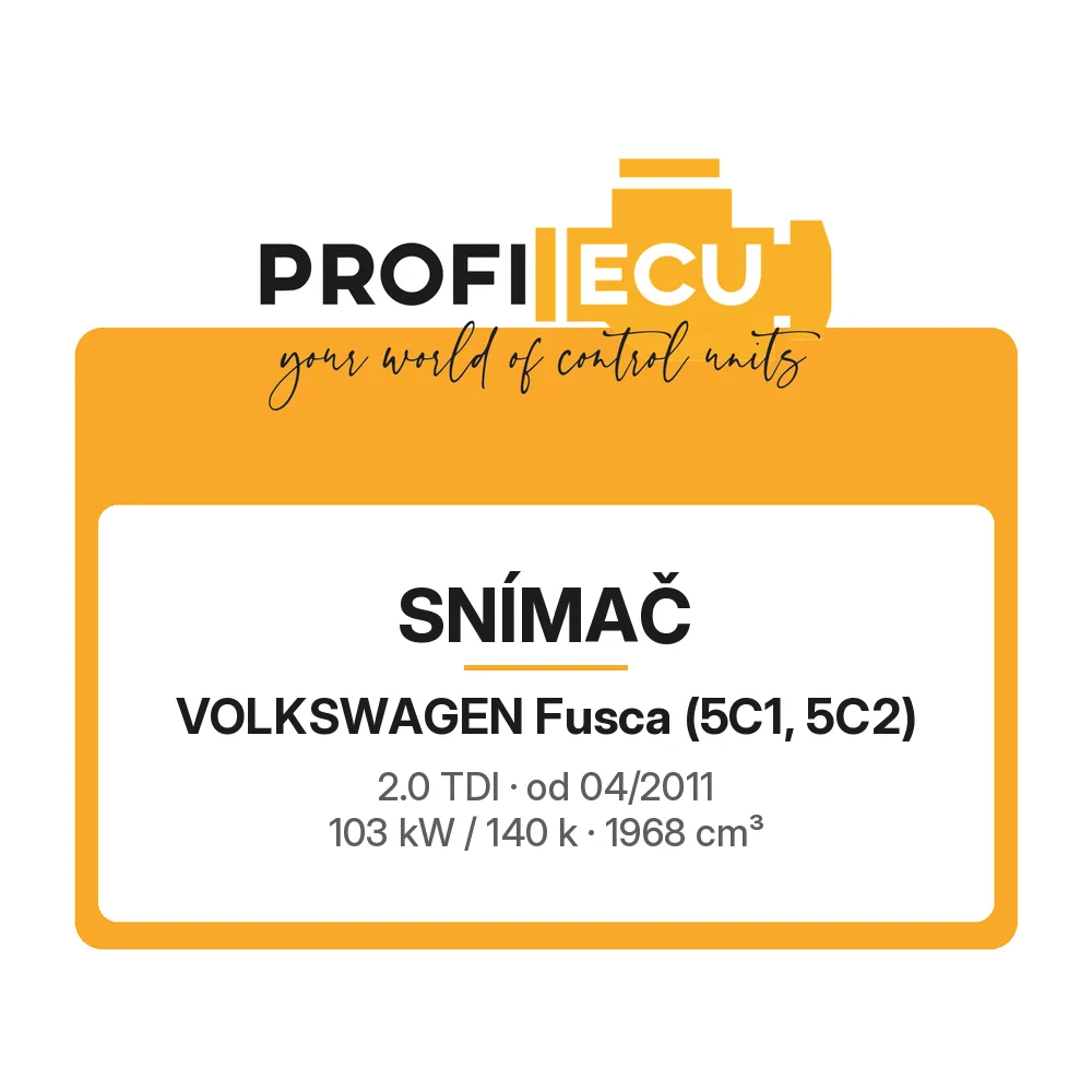 Etiketa ProfiECU: Snímač pro Volkswagen Fusca 2.0 TDI 103 kW