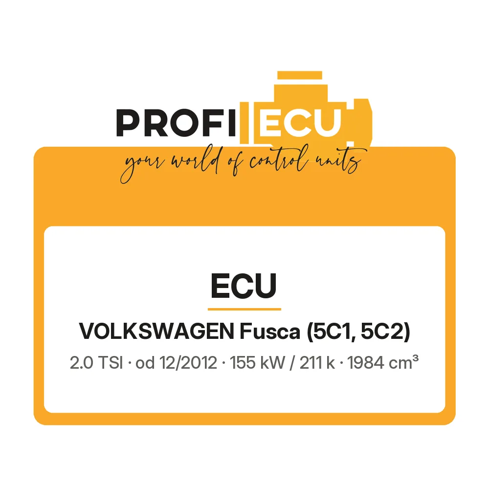 Etiketa ProfiECU: ECU pro Volkswagen Fusca 2.0 TSI 155 kW