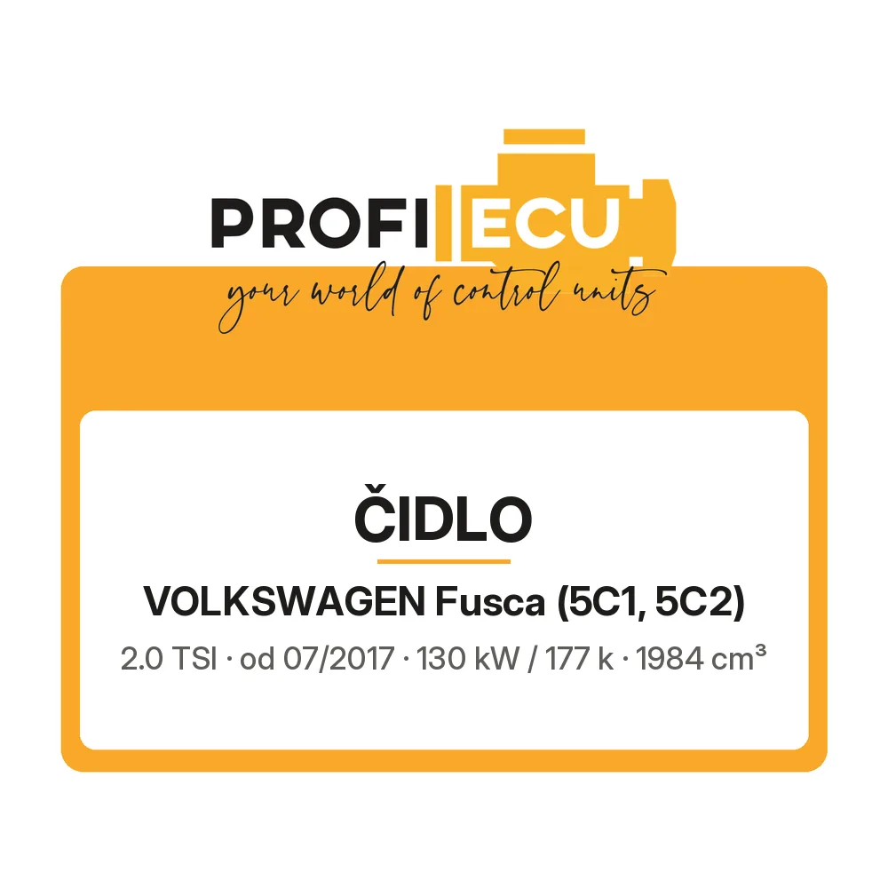 Etiketa ProfiECU: Čidlo pro Volkswagen Fusca 2.0 TSI 130 kW