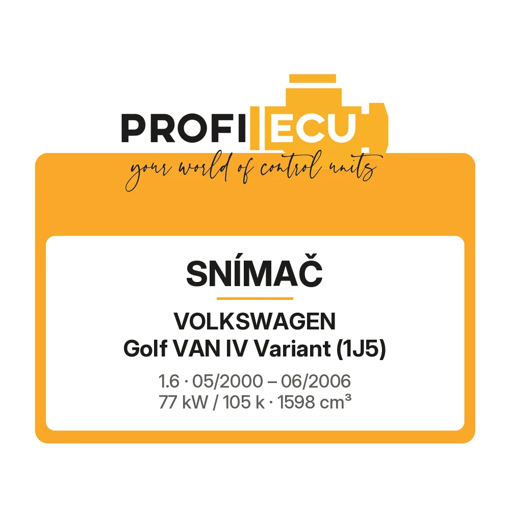 Etiketa ProfiECU: Snímač pro Volkswagen Golf VAN IV Variant 1.6 77 kW