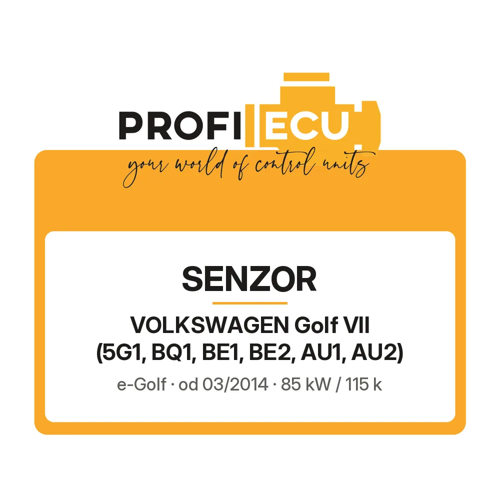 Etiketa ProfiECU: Senzor pro Volkswagen Golf VII e-Golf