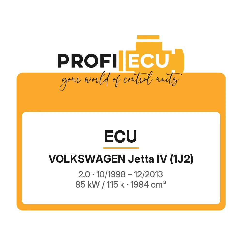 Etiketa ProfiECU: ECU pro Volkswagen Jetta IV 2.0 85 kW