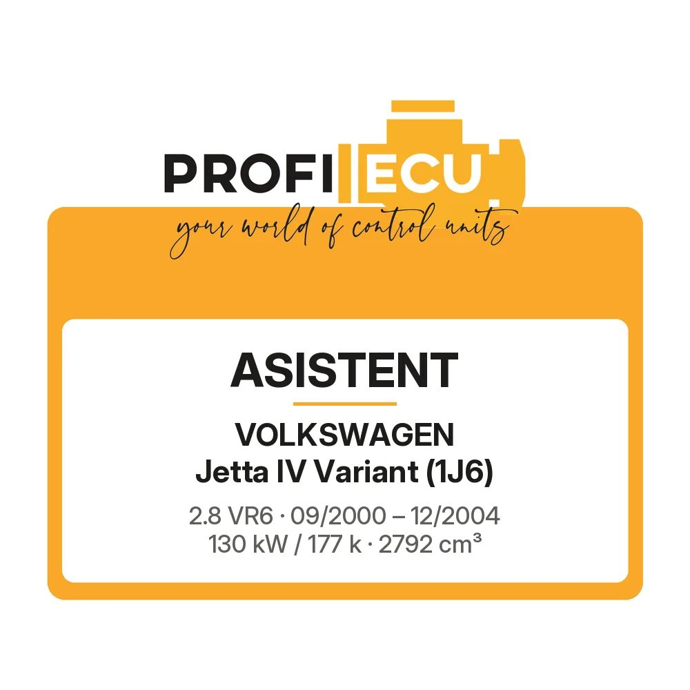 Etiketa ProfiECU: ASISTENT pro Volkswagen Jetta IV Variant 2.8 VR6 130 kW