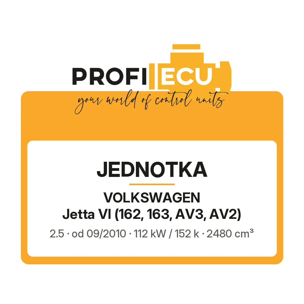 Etiketa ProfiECU: Jednotka pro Volkswagen Jetta VI 2.5 112 kW