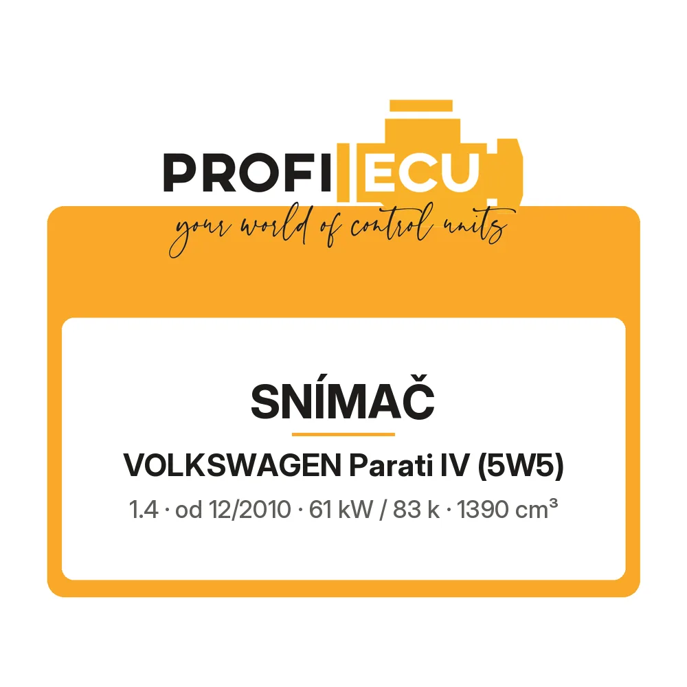 Etiketa ProfiECU: Snímač pro Volkswagen Parati IV 1.4 61 kW