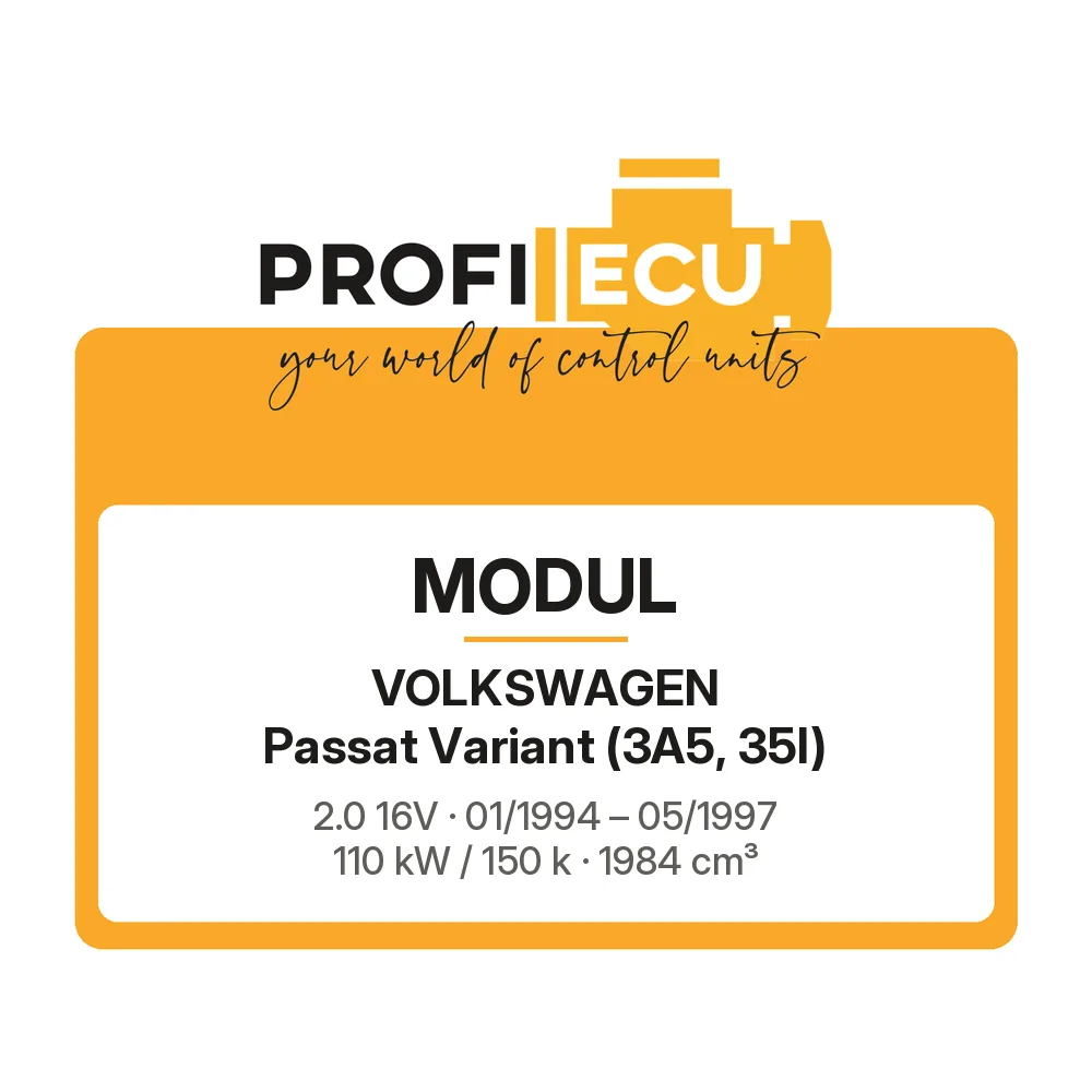 Etiketa ProfiECU: Modul pro Volkswagen Passat Variant 2.0 16V 110 kW