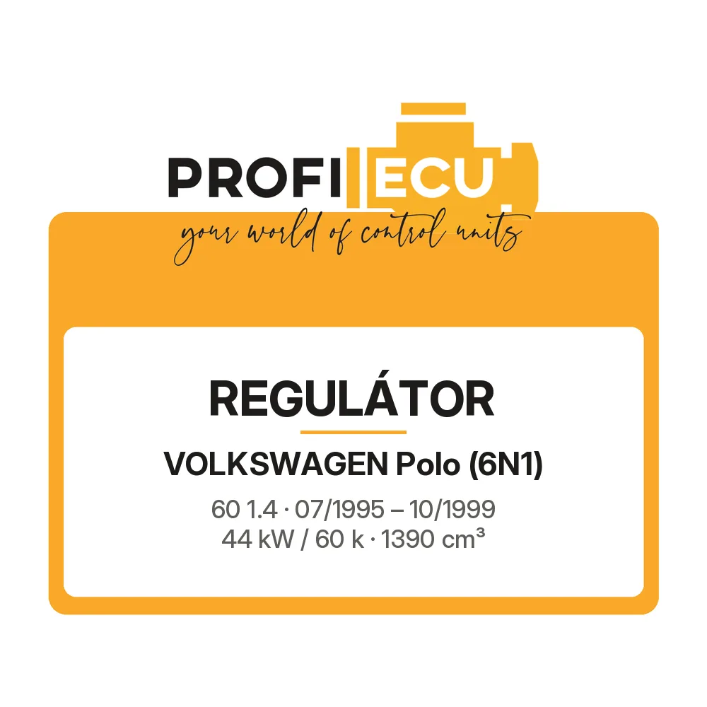 Etiketa ProfiECU: Regulátor pro Volkswagen Polo 60 1.4 44 kW