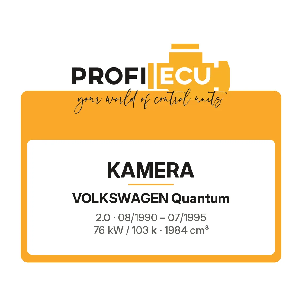 Etiketa ProfiECU: Kamera pro Volkswagen Quantum 2.0 76 kW