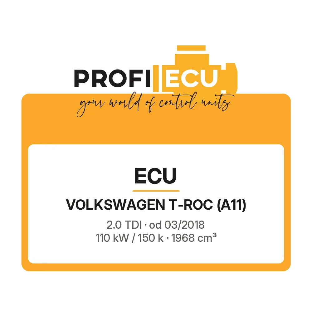 Etiketa ProfiECU: ECU pro Volkswagen T-ROC 2.0 TDI 110 kW