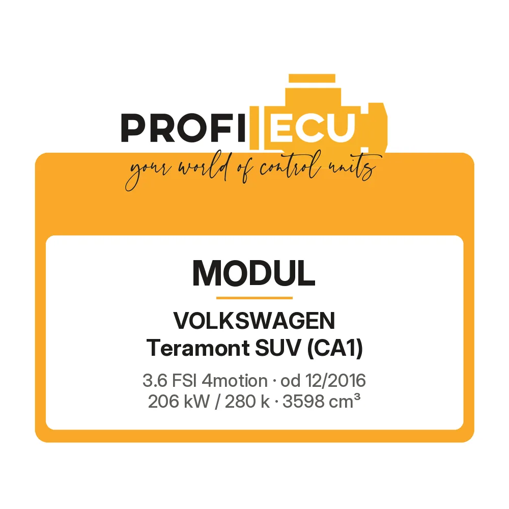 Etiketa ProfiECU: Modul pro Volkswagen Teramont SUV 3.6 FSI 4motion 206 kW