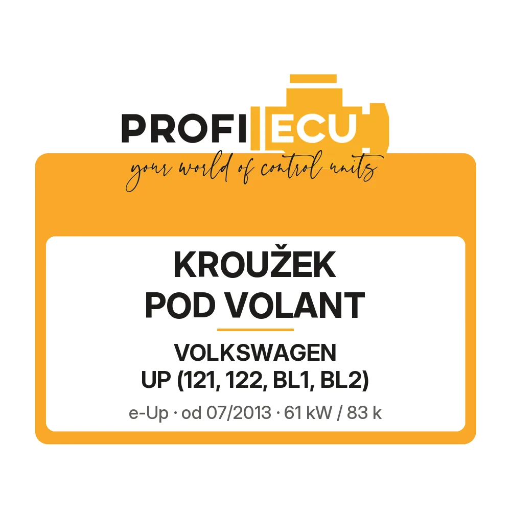 Etiketa ProfiECU: Kroužek pod volant pro Volkswagen UP e-Up